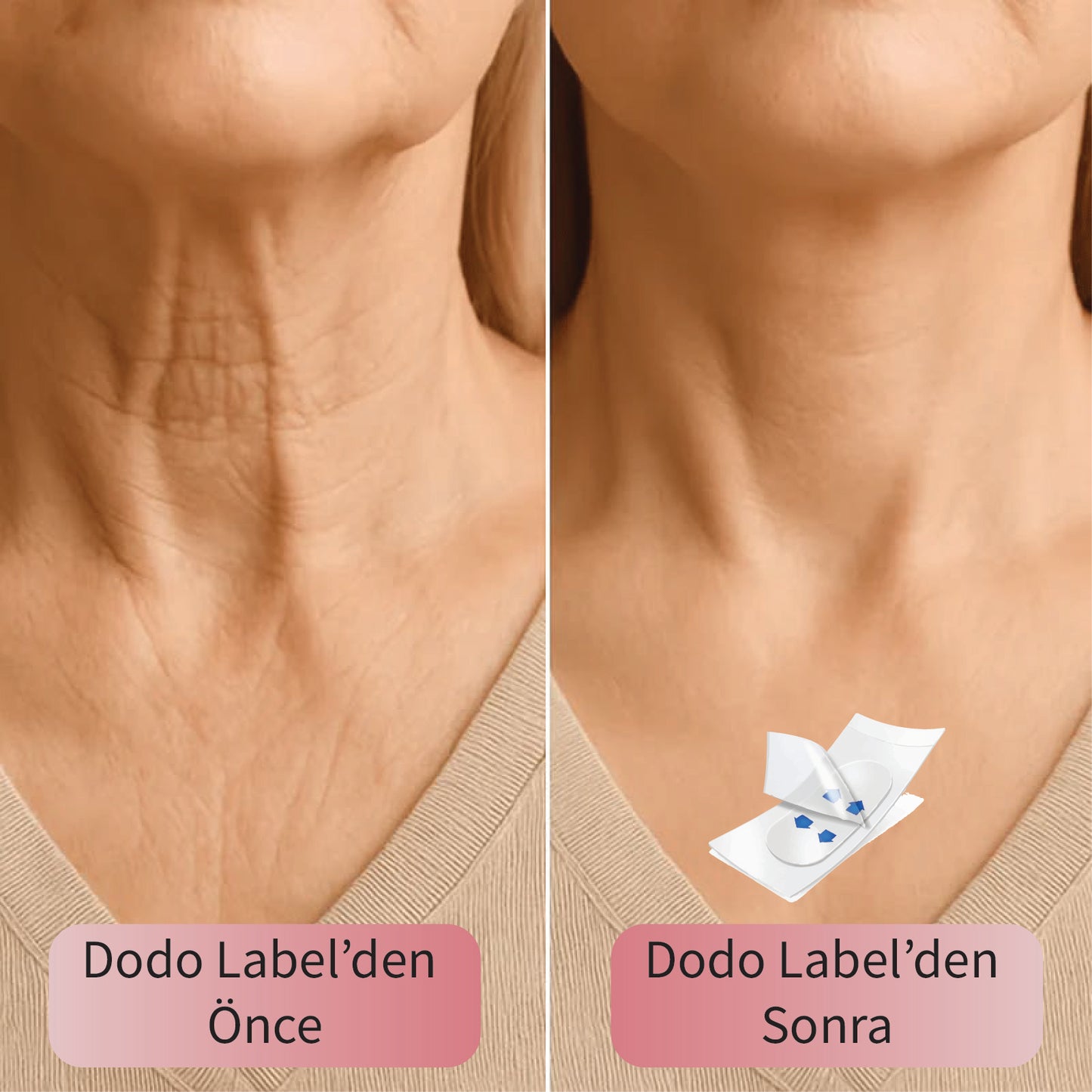 Dodo Label Yüz, Boyun ve Kaş Şekillendirme Bandı